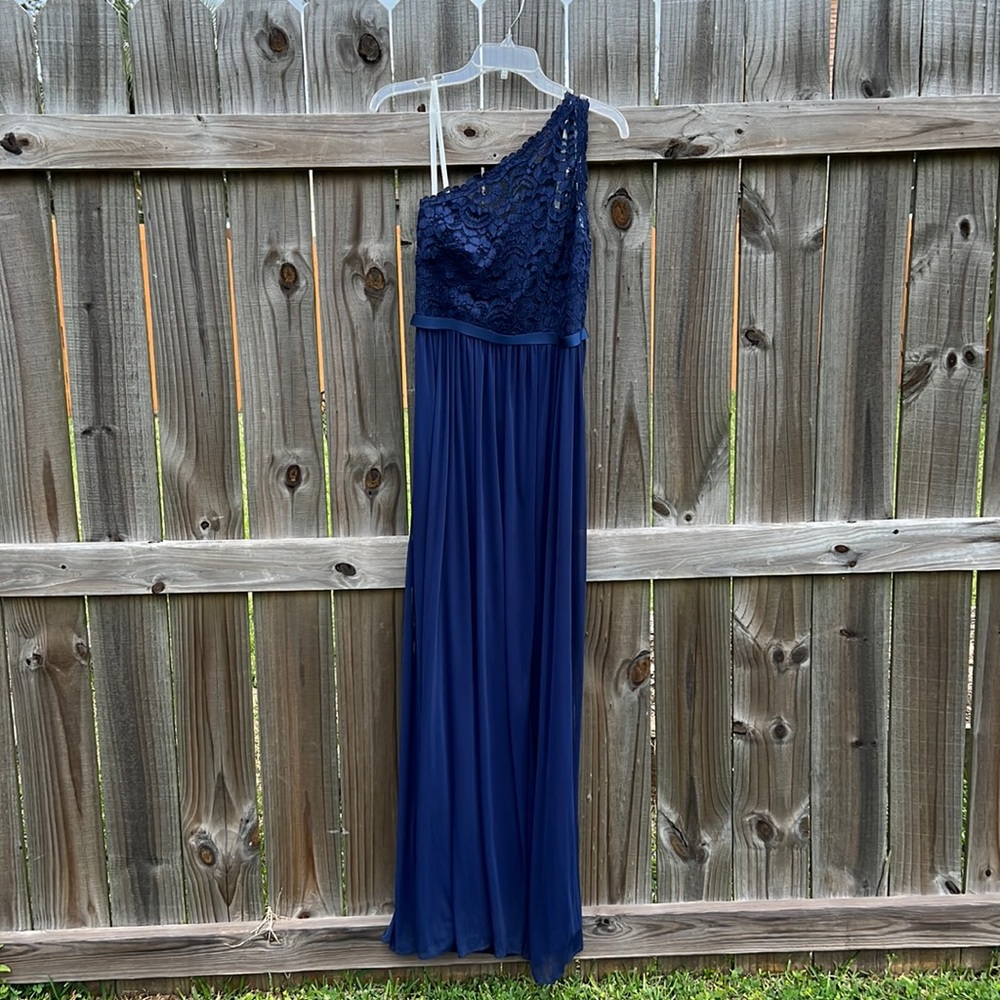 David’s Bridal Off the Shoulder Dress